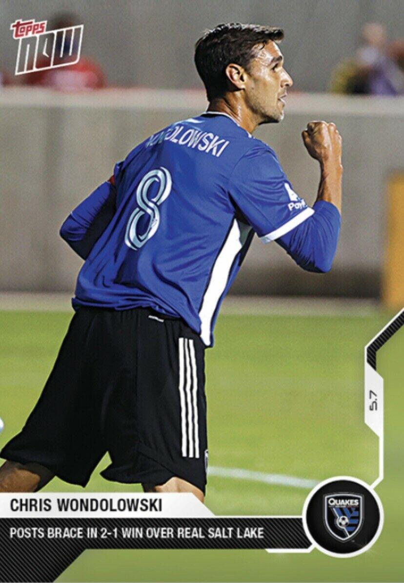 Chris Wondolowski #17 Soccer Cards 2021 Topps Now MLS