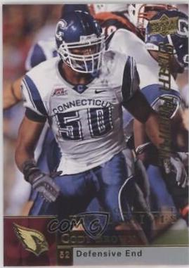 Cody Brown #3 Football Cards 2009 Upper Deck Rookie Exclusives