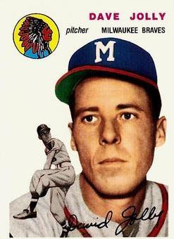 Dave Jolly #188 Baseball Cards 1994 Topps Archives 1954 Reprint