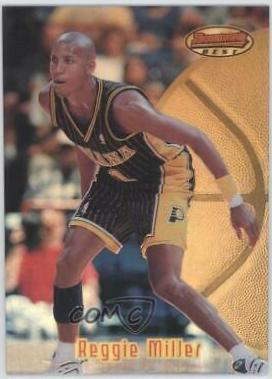 Reggie Miller #9 Basketball Cards 1997 Bowman's Best