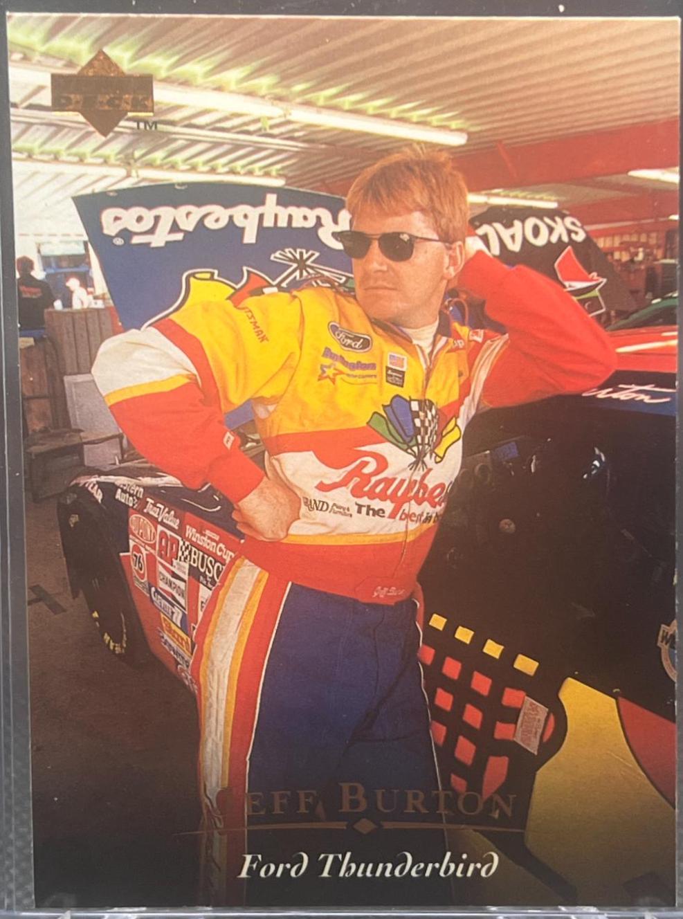 Jeff Burton #7 Racing Cards 1996 Upper Deck NASCAR