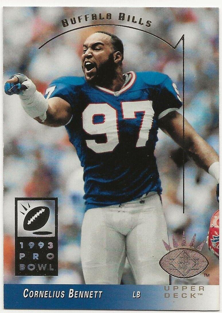 Cornelius Bennett #28 Football Cards 1993 SP