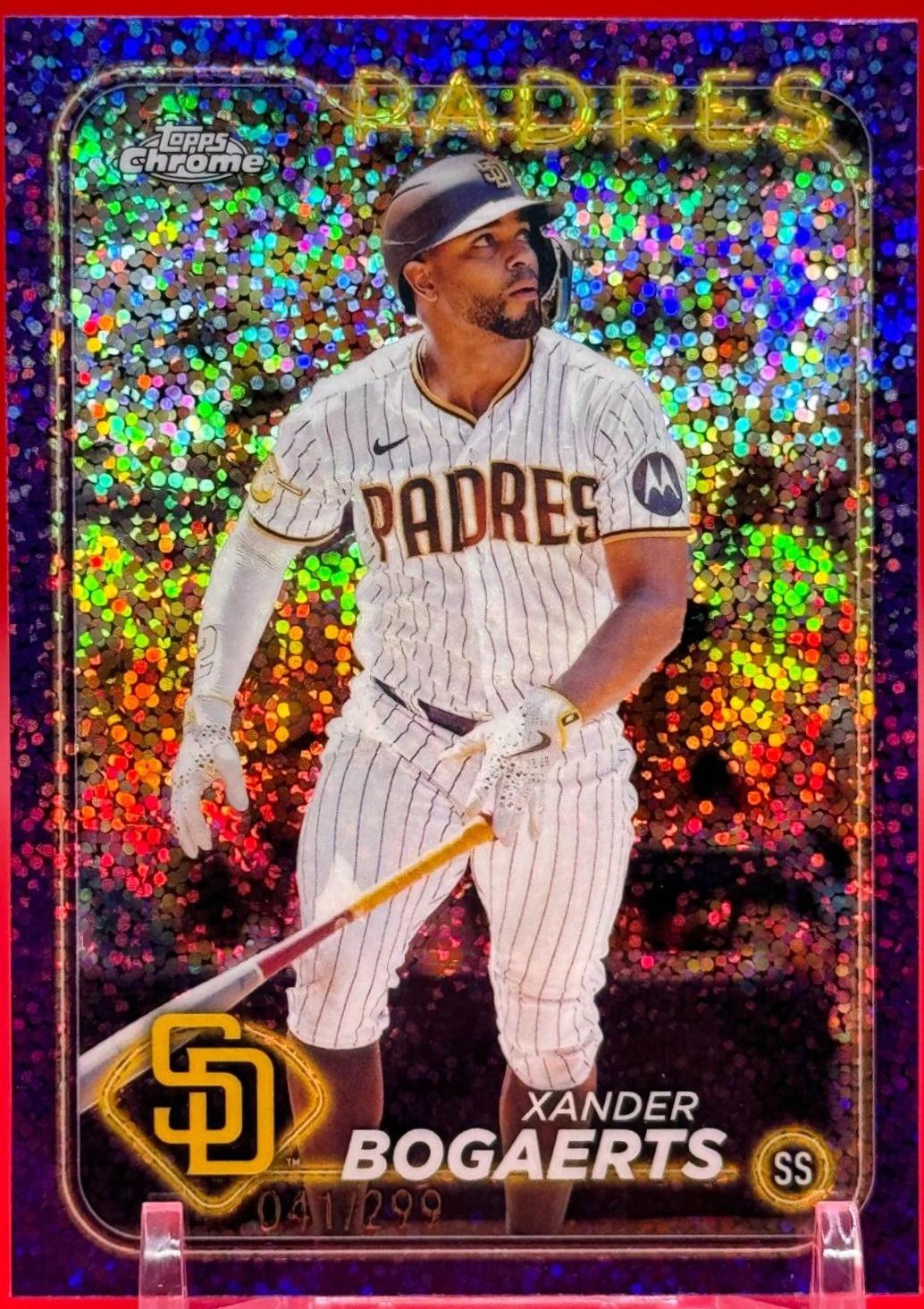 Xander Bogaerts [Purple Speckle Refractor] #32