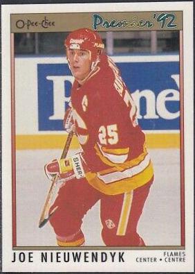 Joe Nieuwendyk #48 Hockey Cards 1991 O-Pee-Chee Premier