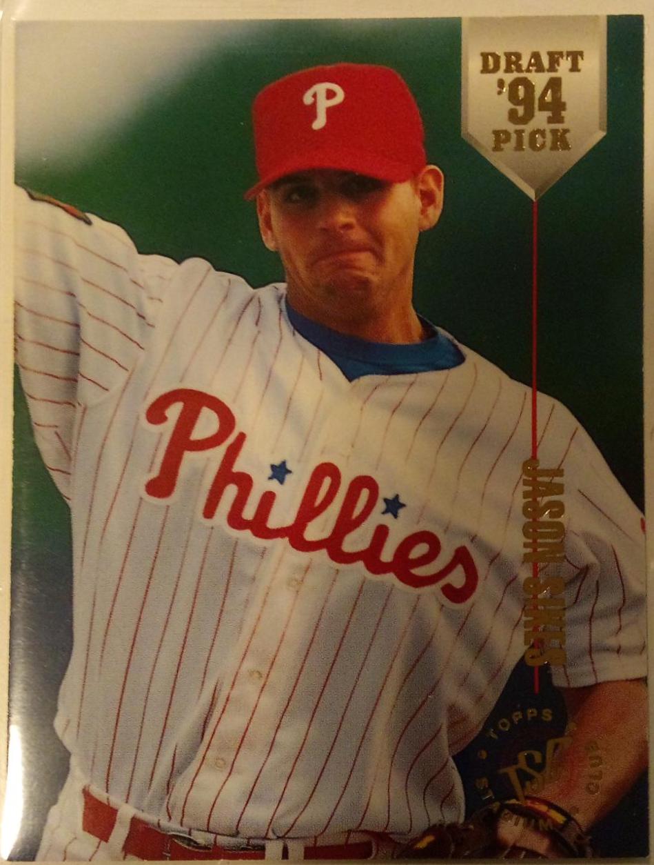 Jason Sikes #53 Baseball Cards 1994 Stadium Club Draft Picks