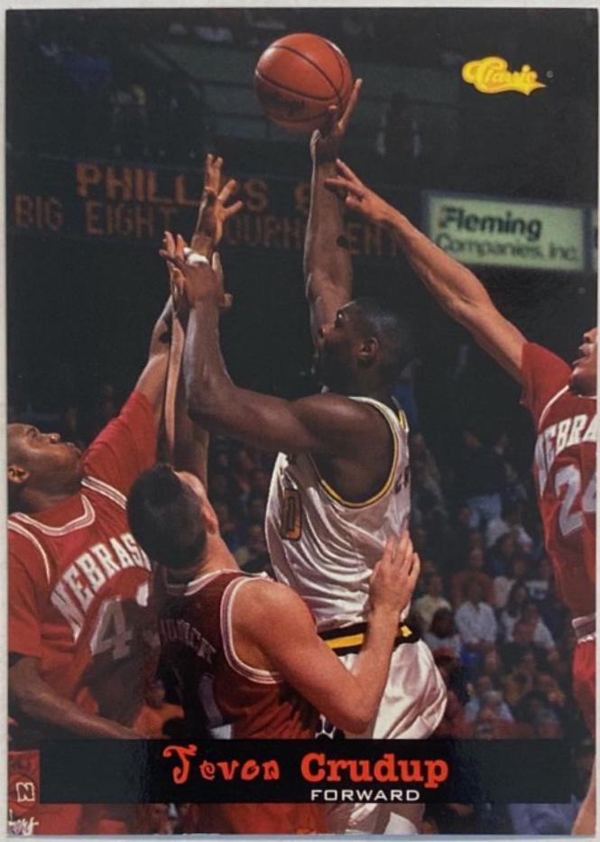 Jevon Crudup #98 Basketball Cards 1994 Classic Draft