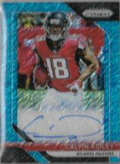 Calvin Ridley [Blue Shimmer] #9 Football Cards 2018 Panini Prizm Rookie Autographs Prices