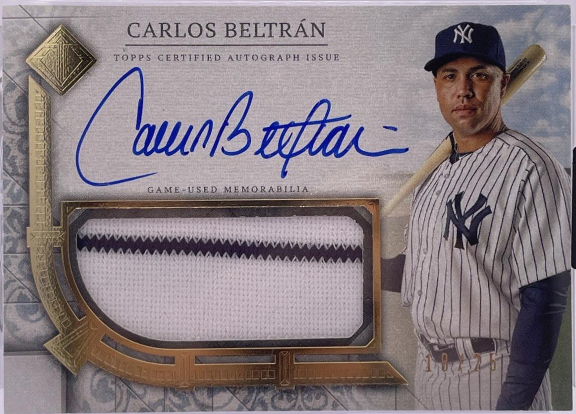 Carlos Beltran #TCAR-CBE Baseball Cards 2024 Topps Transcendent Collection Autograph Relic