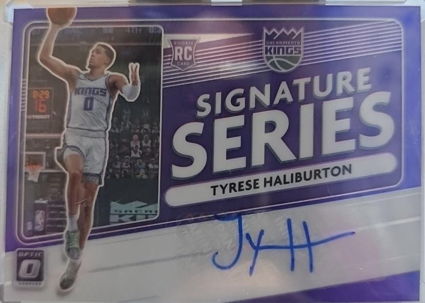 Tyrese Haliburton [Purple] #SS-TYH