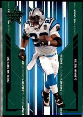 DeShaun Foster #14 2005 Leaf Rookies & Stars Longevity Football
