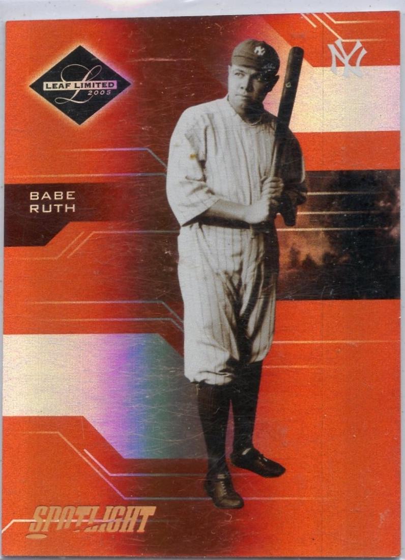 Babe Ruth #168 2005 Leaf Limited Baseball