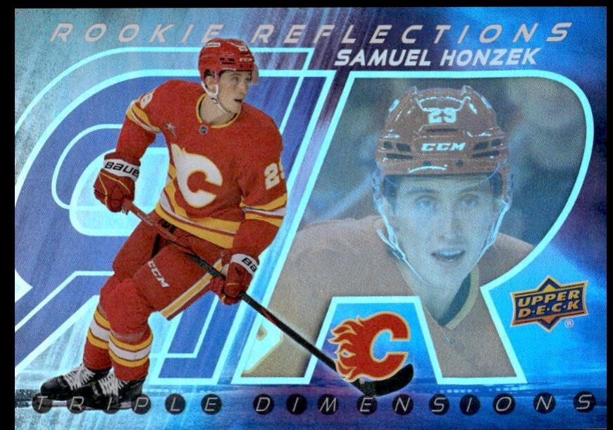 Samuel Honzek #RR-1 Hockey Cards 2024 Upper Deck Rookie Reflections