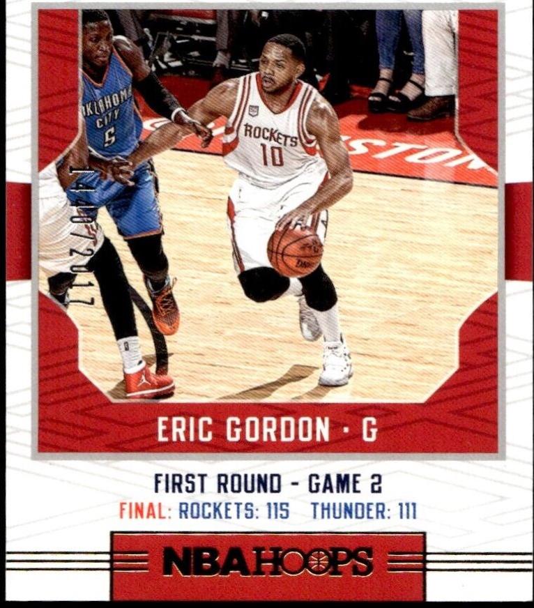 Eric Gordon #35 Basketball Cards 2017 Panini Hoops Road to the Finals