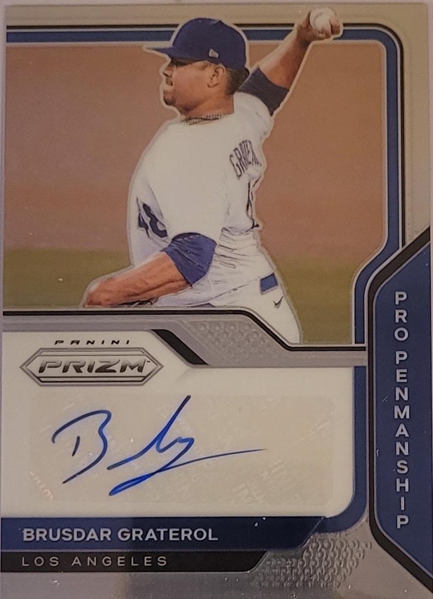 Brusdar Graterol #PP-BG Baseball Cards 2021 Panini Prizm Pro Penmanship