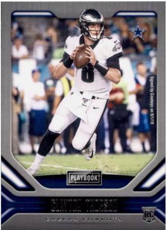 Clayton Thorson #142 Football Cards 2019 Panini Playbook