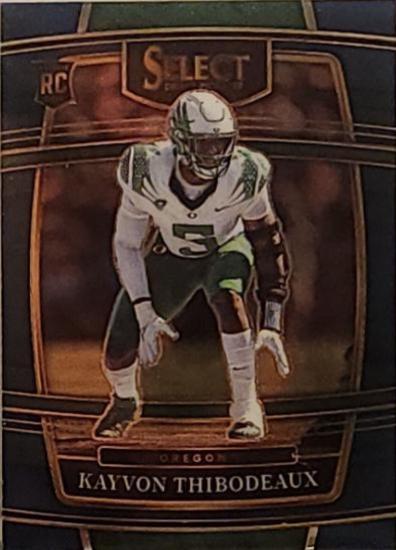 Kayvon Thibodeaux #1 Football Cards 2022 Panini Select Draft Picks