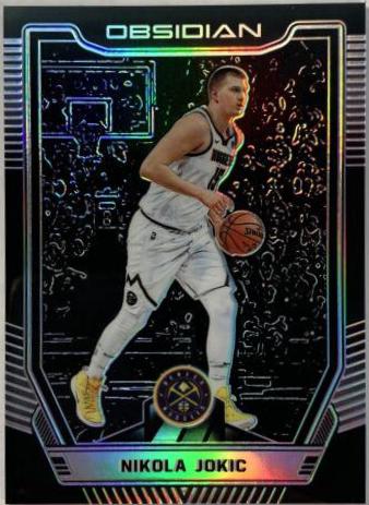 Nikola Jokic #50 Basketball Cards 2018 Panini Obsidian