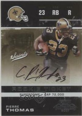 Pierre Thomas #208 2007 Playoff Contenders Football