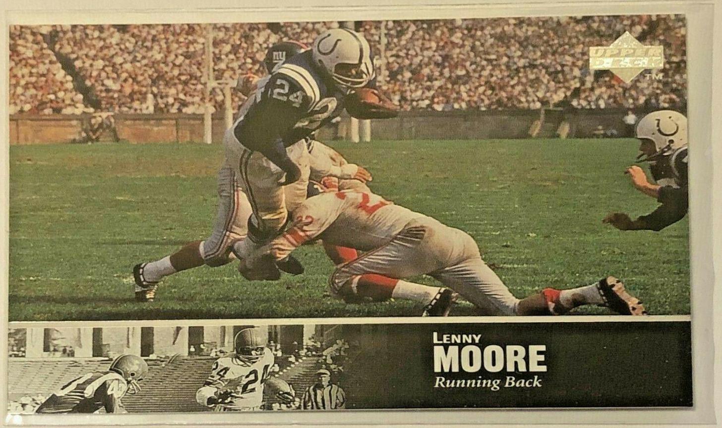 Lenny Moore #19 Football Cards 1997 Upper Deck Legends