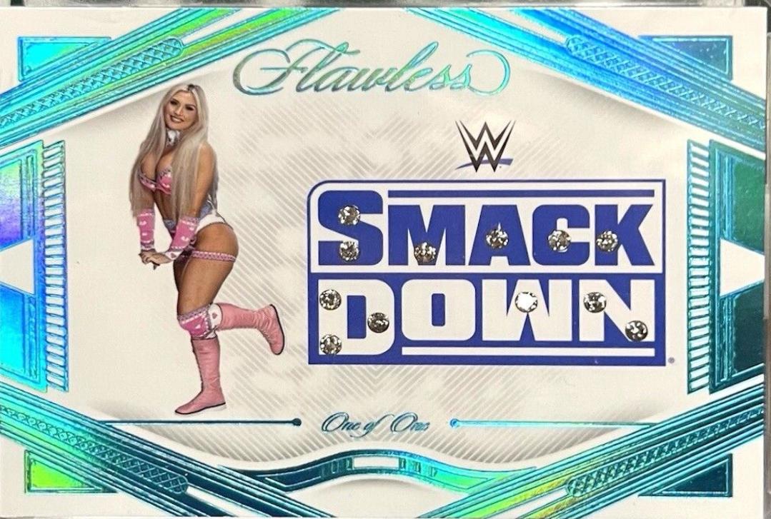 Tiffany Stratton #2 Wrestling Cards 2024 Panini Flawless WWE Smackdown Logo Gems