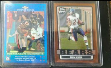 Devin Hester [Blue Refractor] #TC110
