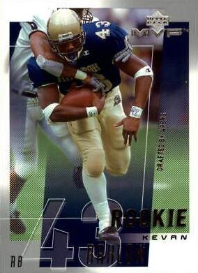 Kevan Barlow #296 Football Cards 2001 Upper Deck MVP