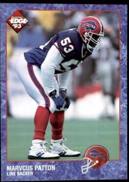 Marvcus Patton #14 Football Cards 1993 Collector's Edge