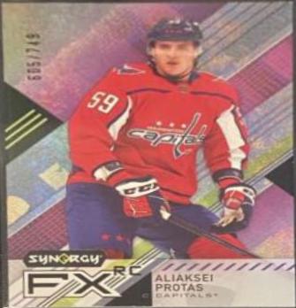Aliaksei Protas #FXR-AP Hockey Cards 2021 Upper Deck Synergy FX Rookies
