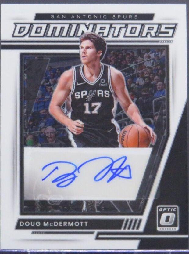 Doug McDermott #DS-DMD Basketball Cards 2021 Panini Donruss Optic Dominators Signatures