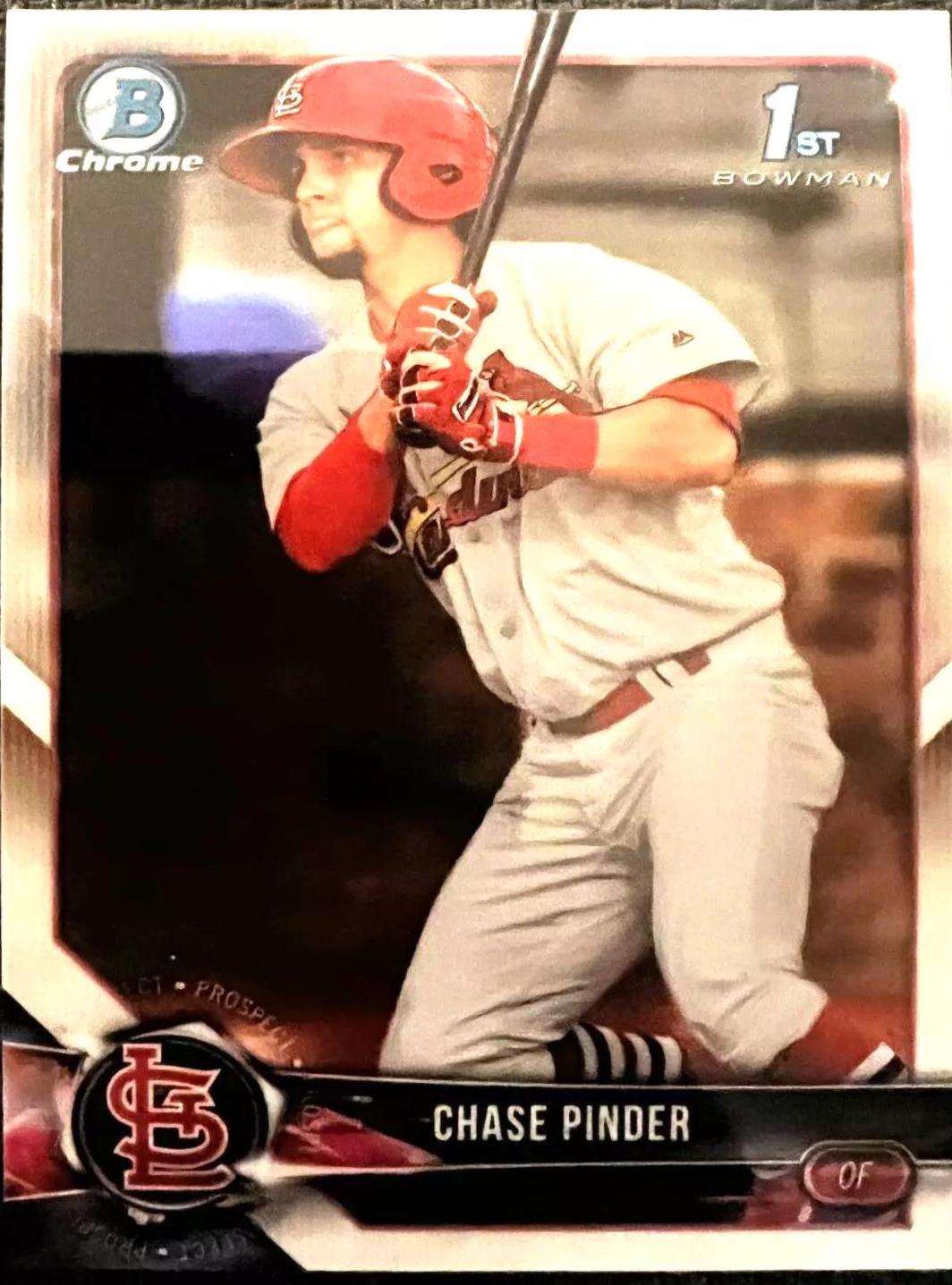 Chase Pinder #BCP222 Baseball Cards 2018 Bowman Chrome
