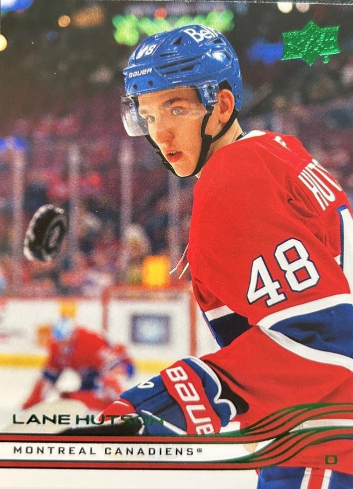 Lane Hutson #340 2025 Upper Deck Series 2 Hockey