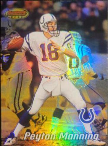 Peyton Manning #1 Football Cards 2002 Bowman's Best