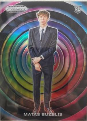 Matas Buzelis #5 Basketball Cards 2024 Prizm Draft Picks Color Wheel