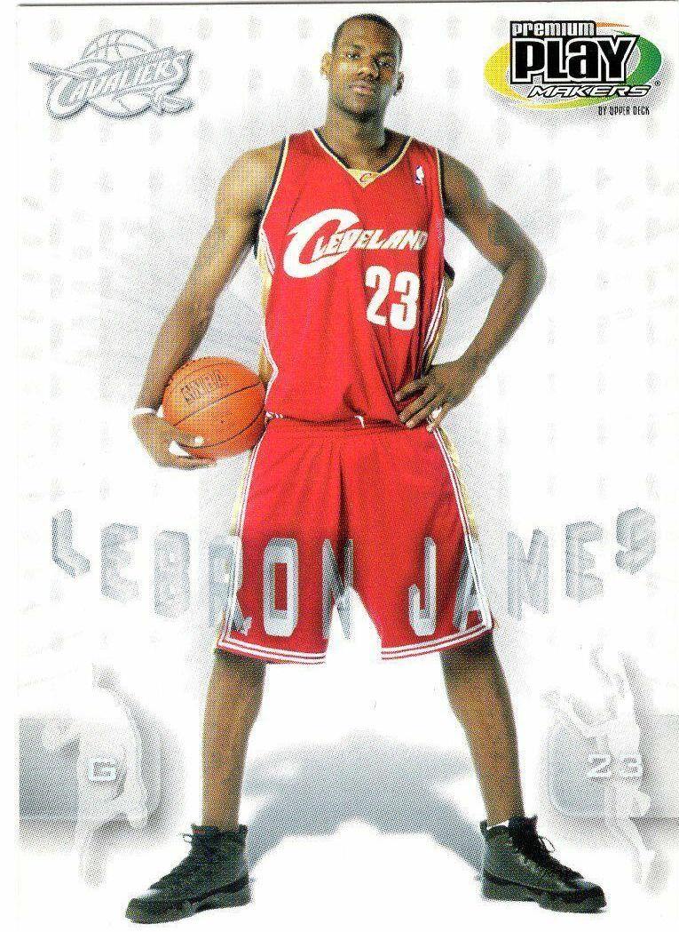 LeBron James #LJ-2003 Basketball Cards 2003 Upper Deck Playmakers
