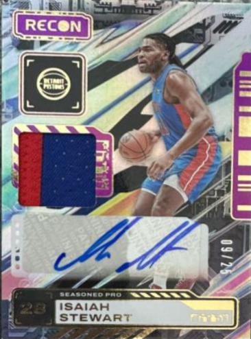Isaiah Stewart #SPA-STE 2023 Panini Recon Seasoned Pro Autograph Basketball