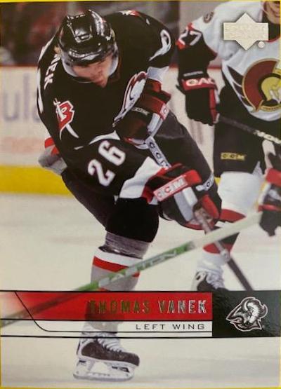 Thomas Vanek #22 Hockey Cards 2006 Upper Deck