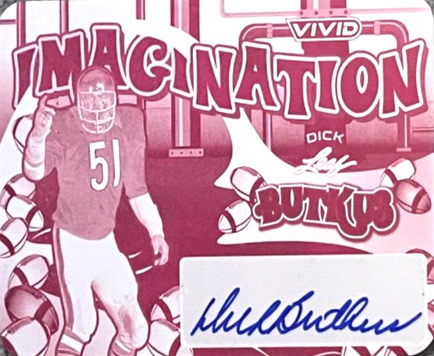 Dick Butkus #VI-DB1 Football Cards 2023 Leaf Vivid Autographs Imagination