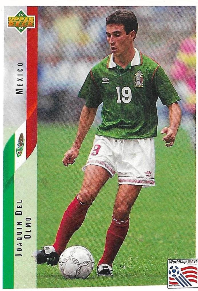 Joaquin Del Olmo #29 Soccer Cards 1994 Upper Deck World Cup Soccer