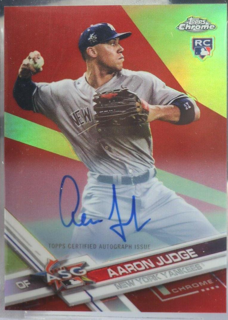 Aaron Judge [Autograph Red Refractor] #HMT40