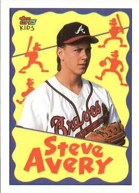 Steve Avery #36 Baseball Cards 1992 Topps Kids