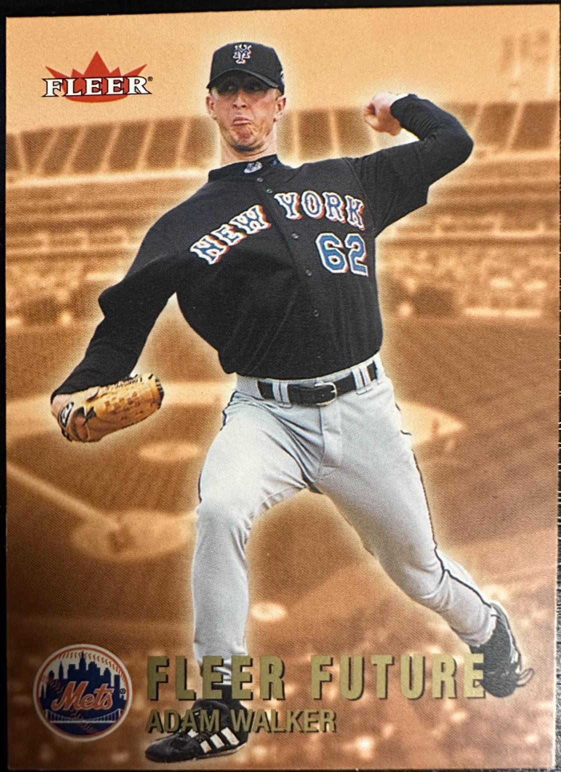 Adam Walker #505 Baseball Cards 2002 Fleer