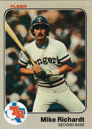 Mike Richardt #575 Baseball Cards 1983 Fleer