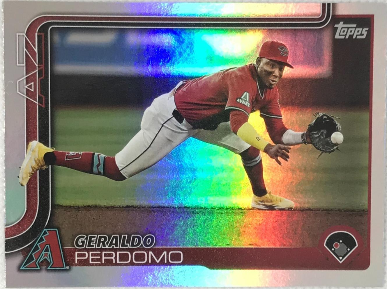 Geraldo Perdomo [Rainbow Foil] (2025 Topps)