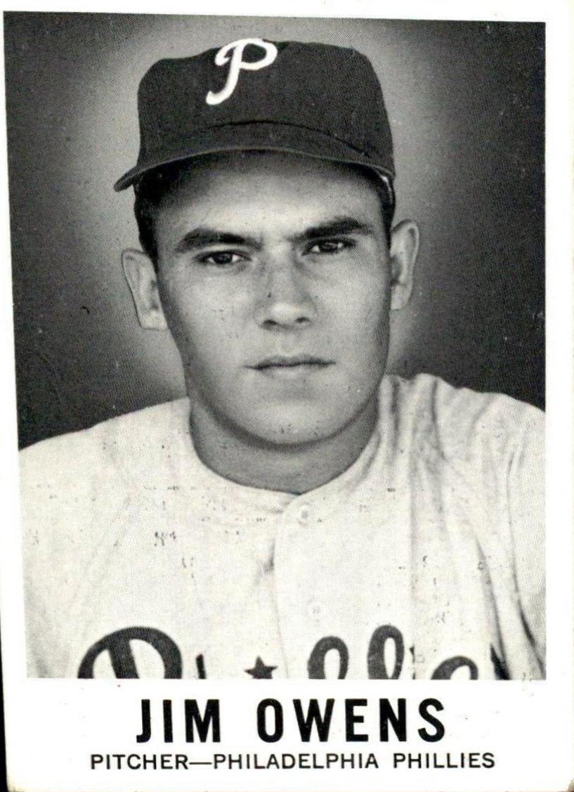 Jim Owens #39 Baseball Cards 1960 Leaf