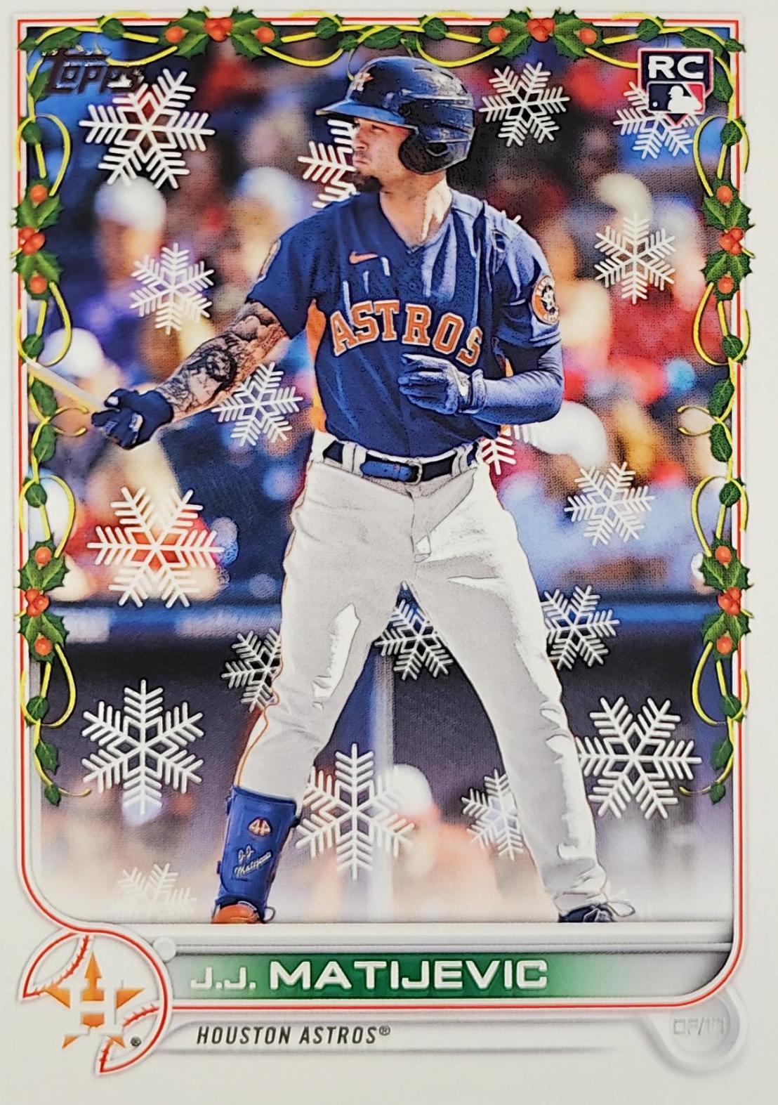 J. J. Matijevic #HW136 Baseball Cards 2022 Topps Holiday