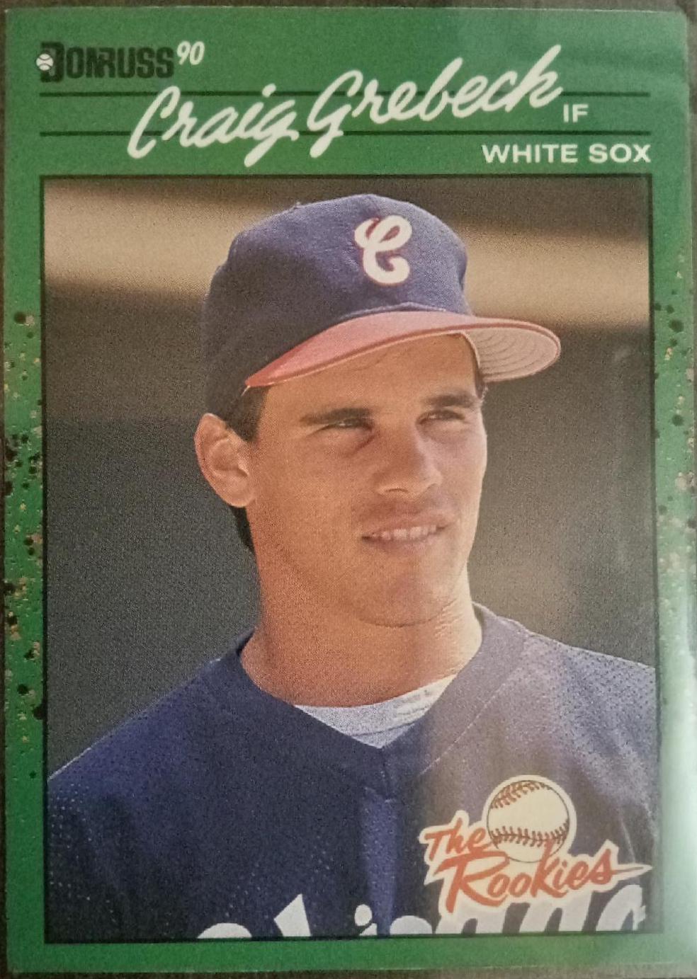 Craig Grebeck #9 Baseball Cards 1990 Panini Donruss Rookies