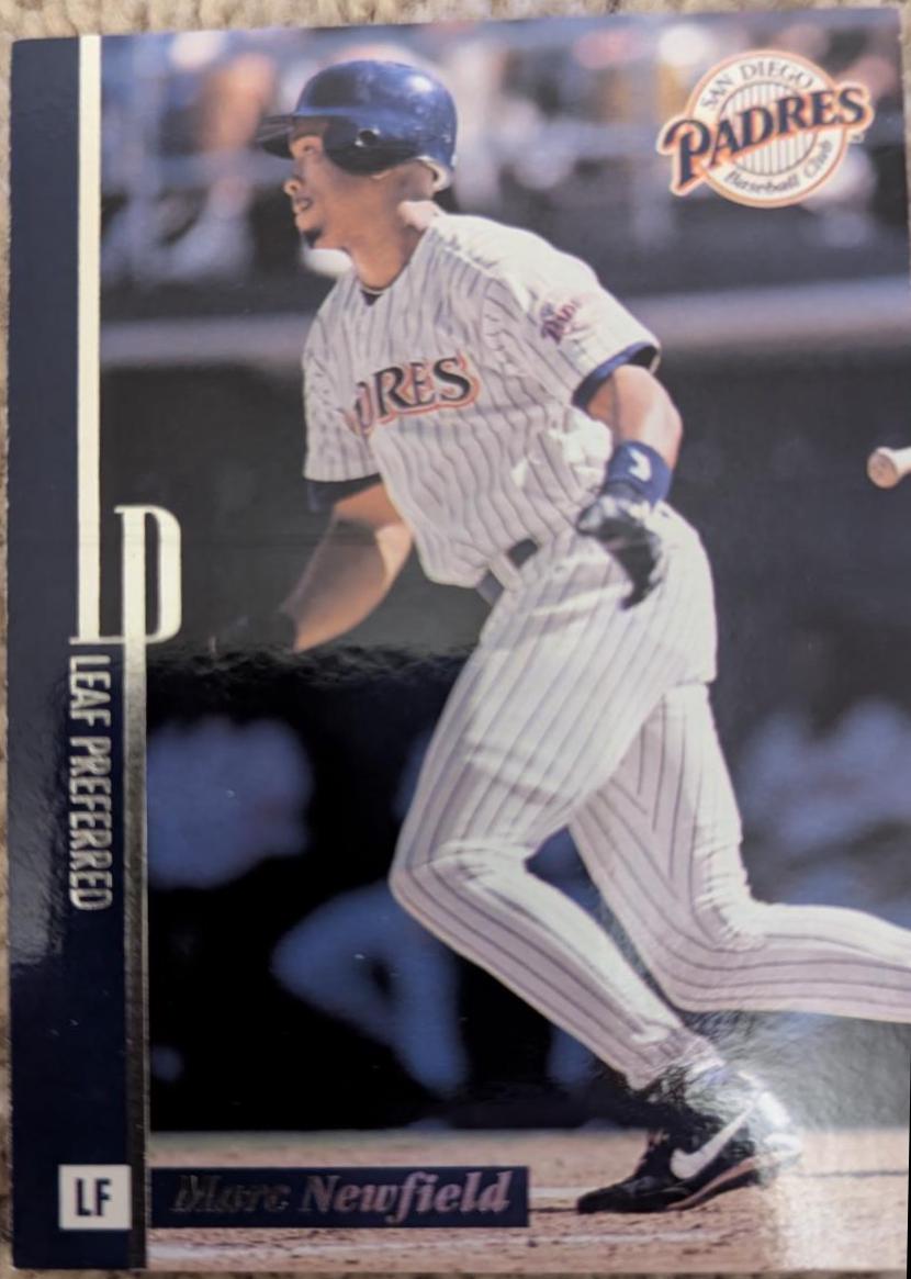 Marc Newfield #9 Baseball Cards 1996 Leaf Preferred