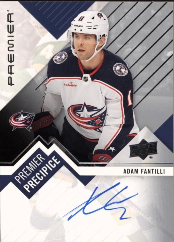 Adam Fantilli #PPR-AF Hockey Cards 2023 Upper Deck Premier Precipice Auto Rookie