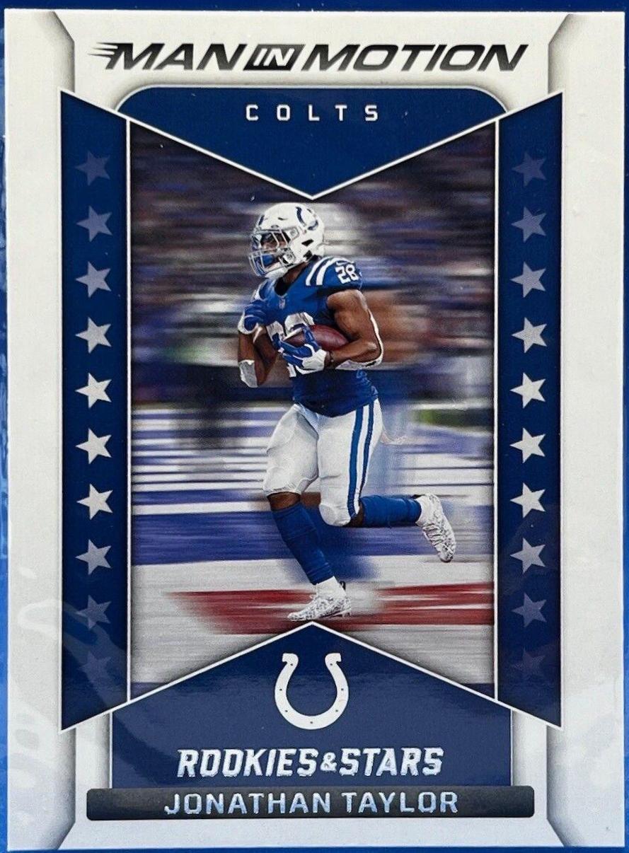 Jonathan Taylor #MM-1 Football Cards 2022 Panini Rookies & Stars Man In Motion