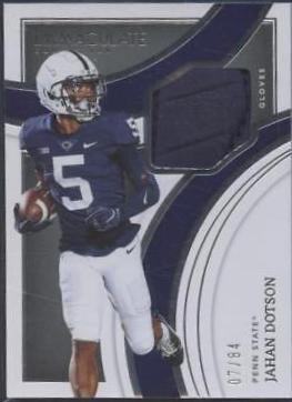 Jahan Dotson #IG-JDO Football Cards 2022 Panini Immaculate Collegiate Gloves